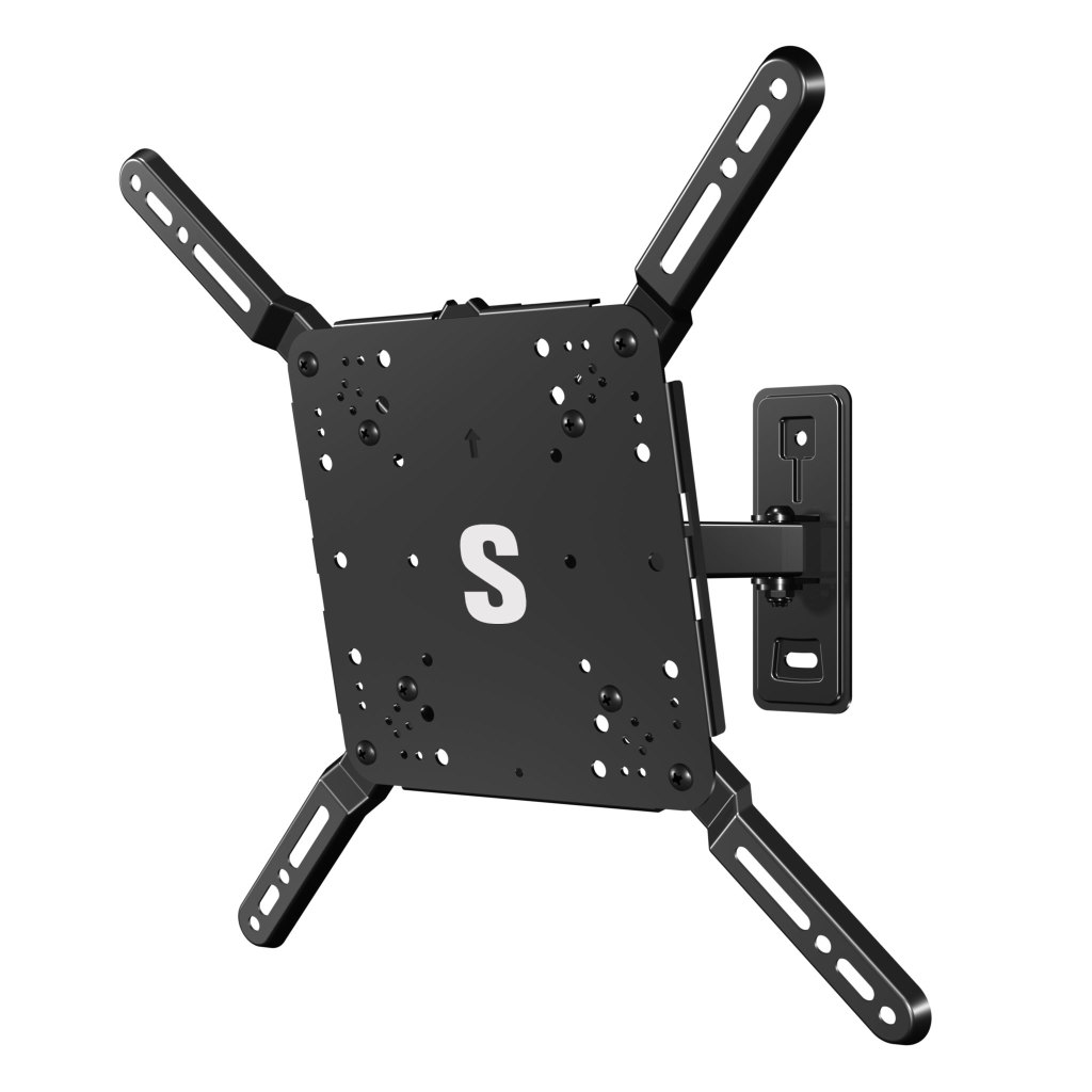Full-Motion Wall Mount For flat-panel TVs up to 55”
